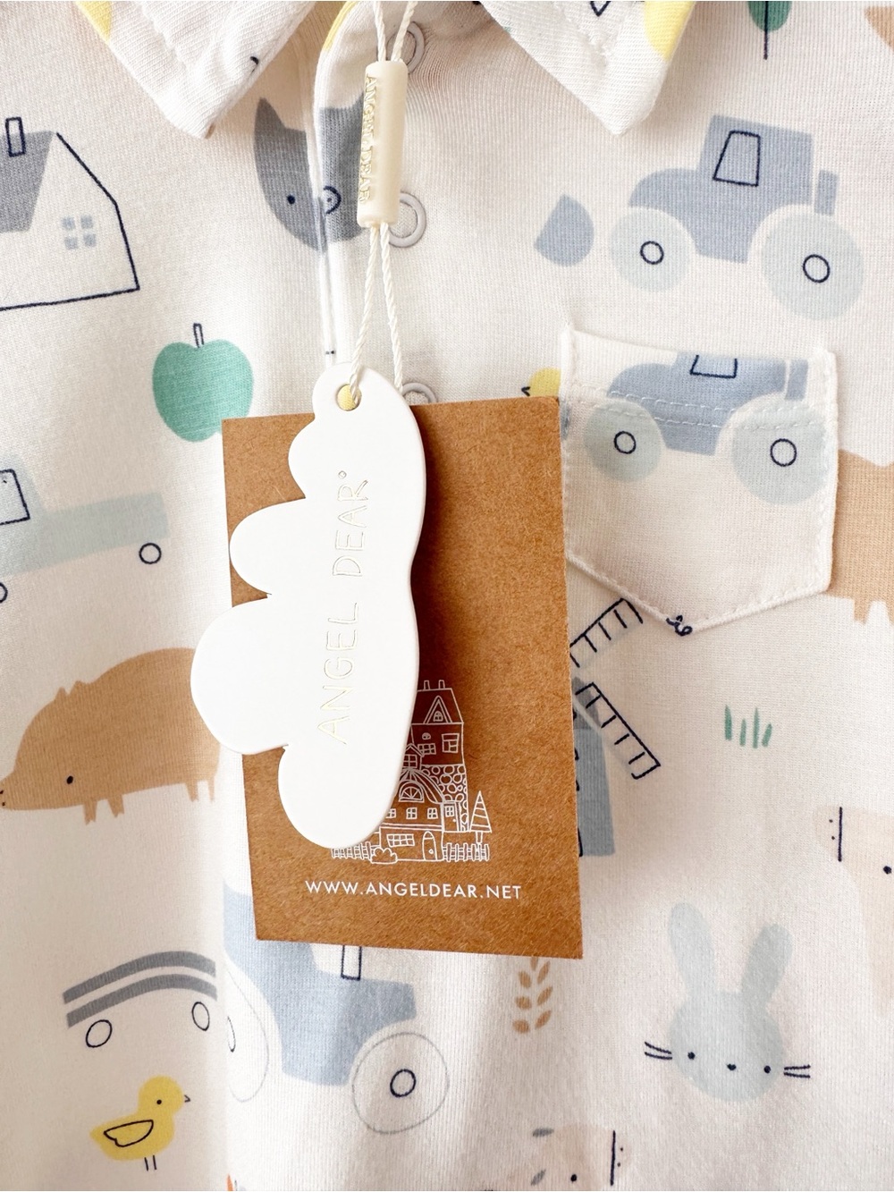 ANGEL DEAR white polo shirt - Picture 5 of 5